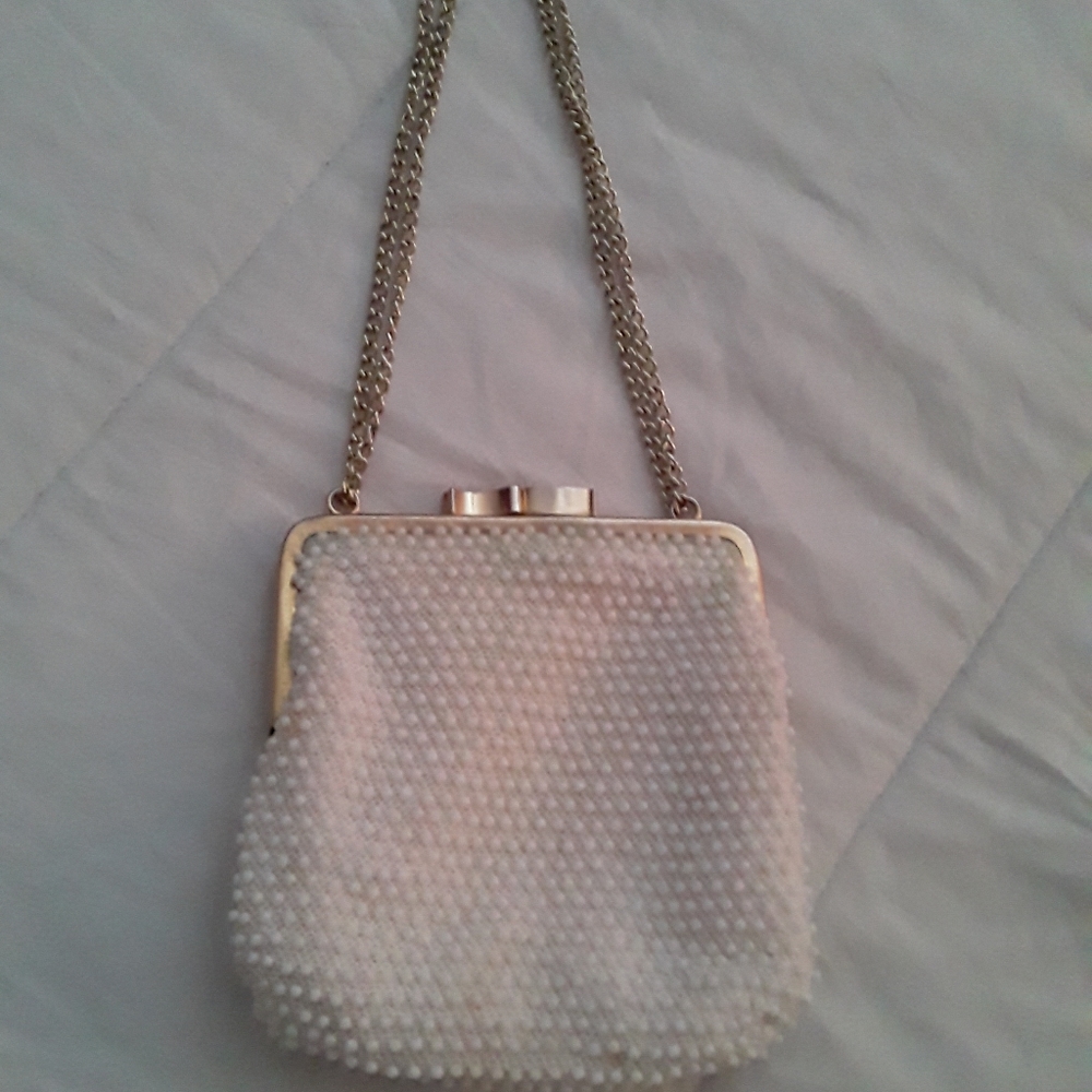 Vintage Artel beaded party purse from early 80's